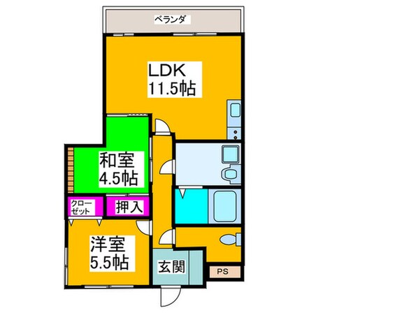 パークヒルズ千代田の物件間取画像